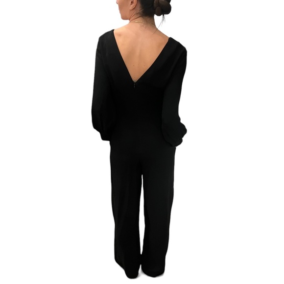 Massimo Dutti Double V Wide Leg Jumpsuit ( NWT) - Picture 5 of 15